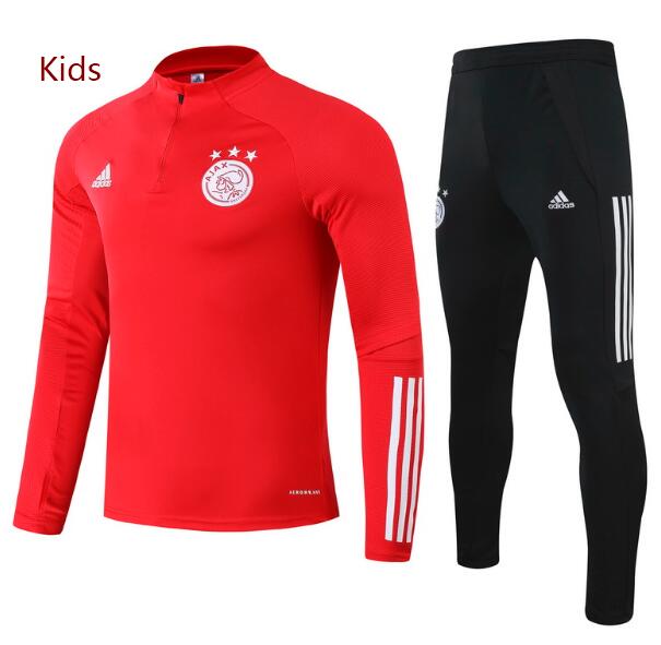 Youth Ajax Red Training Kits Sweatshirt with Pants 2020/21